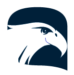 Bewerkt Eagle IT logo met veel te brede glimlach