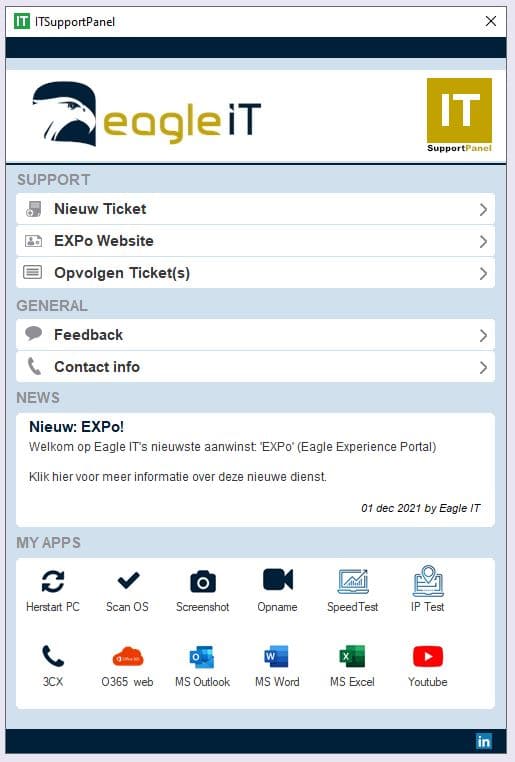 EXPo: een portaal om Eagle IT te bereiken vanaf elk toestel.